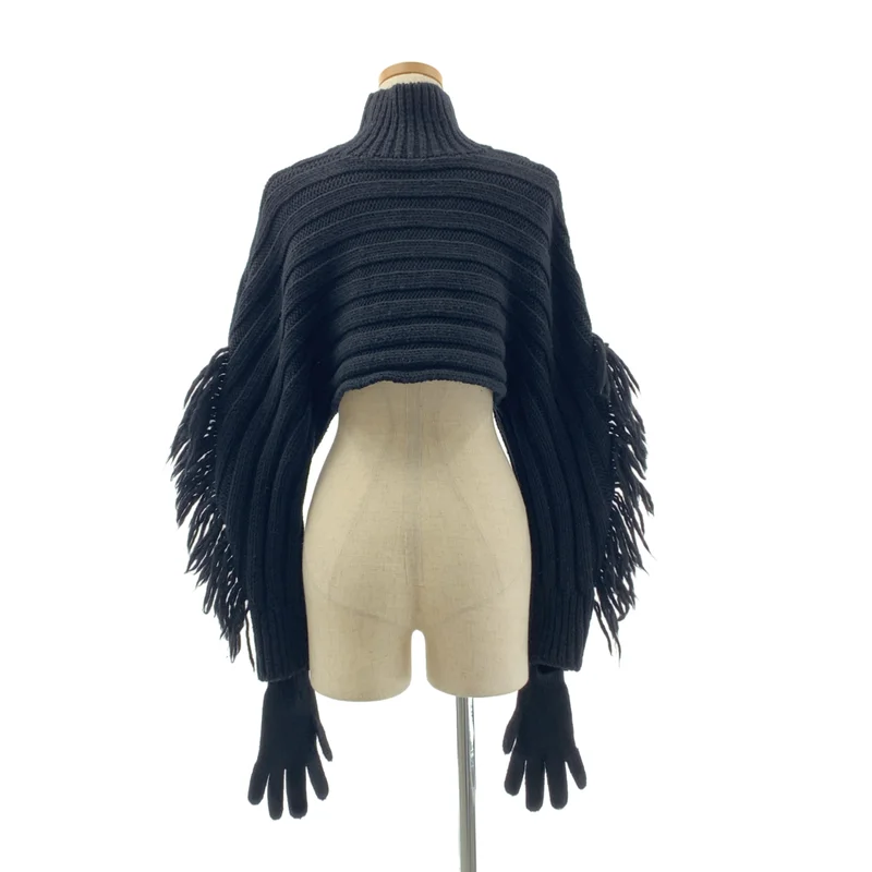 ISSEY MIYAKE / イッセイミヤケ | 2022AW | ウール グローブニット ニットボレロ | 2 | レディース