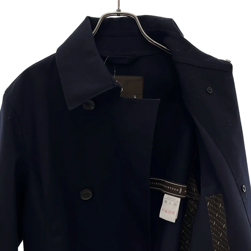 MACKINTOSH / マッキントッシュ | ウール ゴム引き ダブルブレストコート | 38 | メンズ