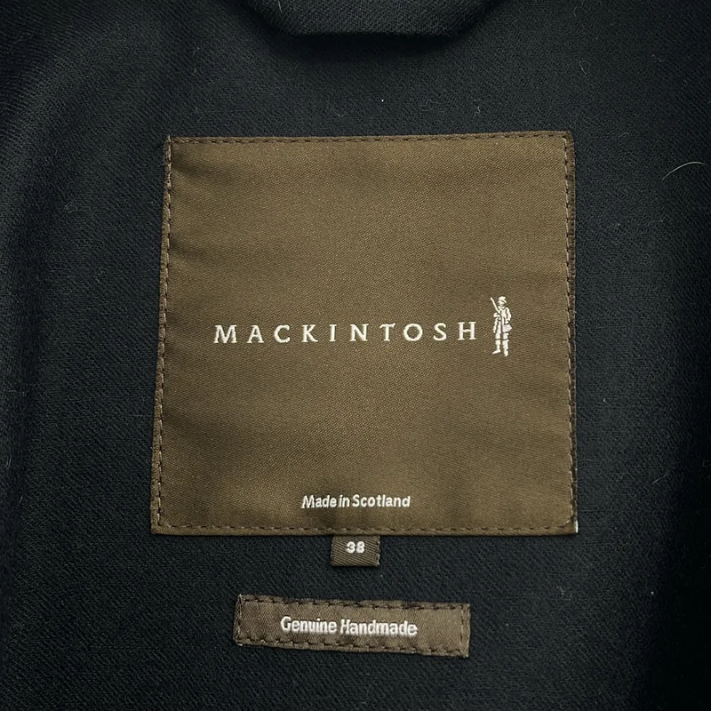 MACKINTOSH / マッキントッシュ | ウール ゴム引き ダブルブレストコート | 38 | メンズ