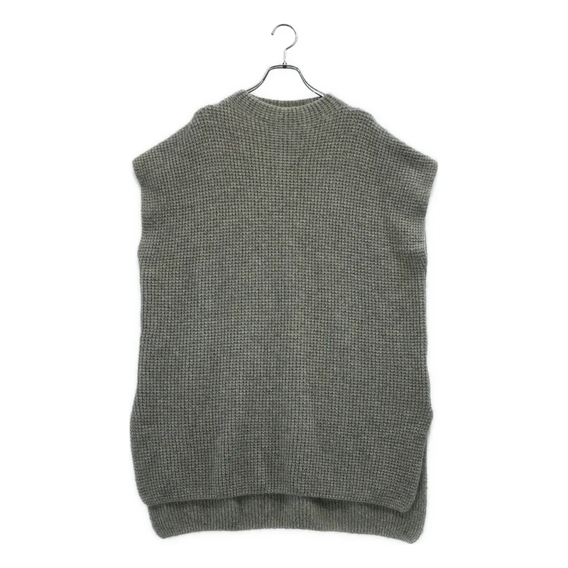 evam eva / エヴァムエヴァ | wool fox vest  ウール スリット ベスト |