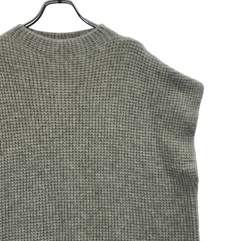 evam eva / エヴァムエヴァ | wool fox vest  ウール スリット ベスト |