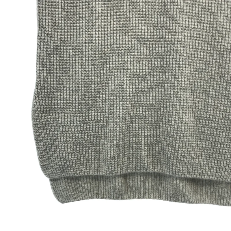 evam eva / エヴァムエヴァ | wool fox vest  ウール スリット ベスト |