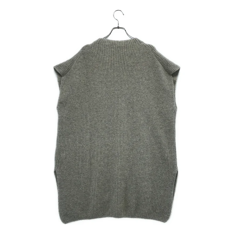 evam eva / エヴァムエヴァ | wool fox vest  ウール スリット ベスト |