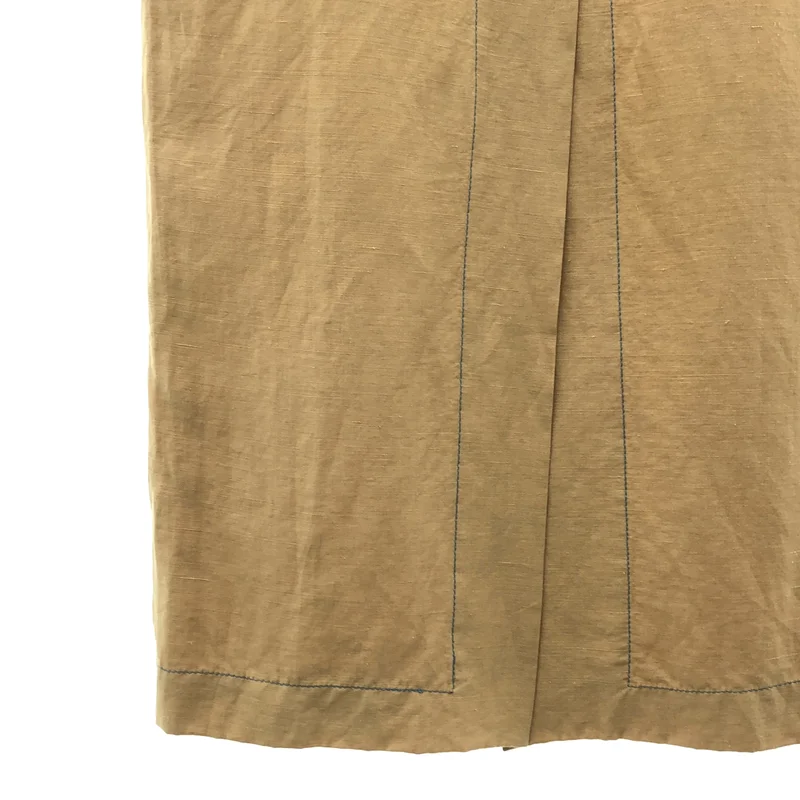 Mame Kurogouchi / マメクロゴウチ | SILK HEMP HIGH WAIST SKIRT ロングスカート | 2 | レディース