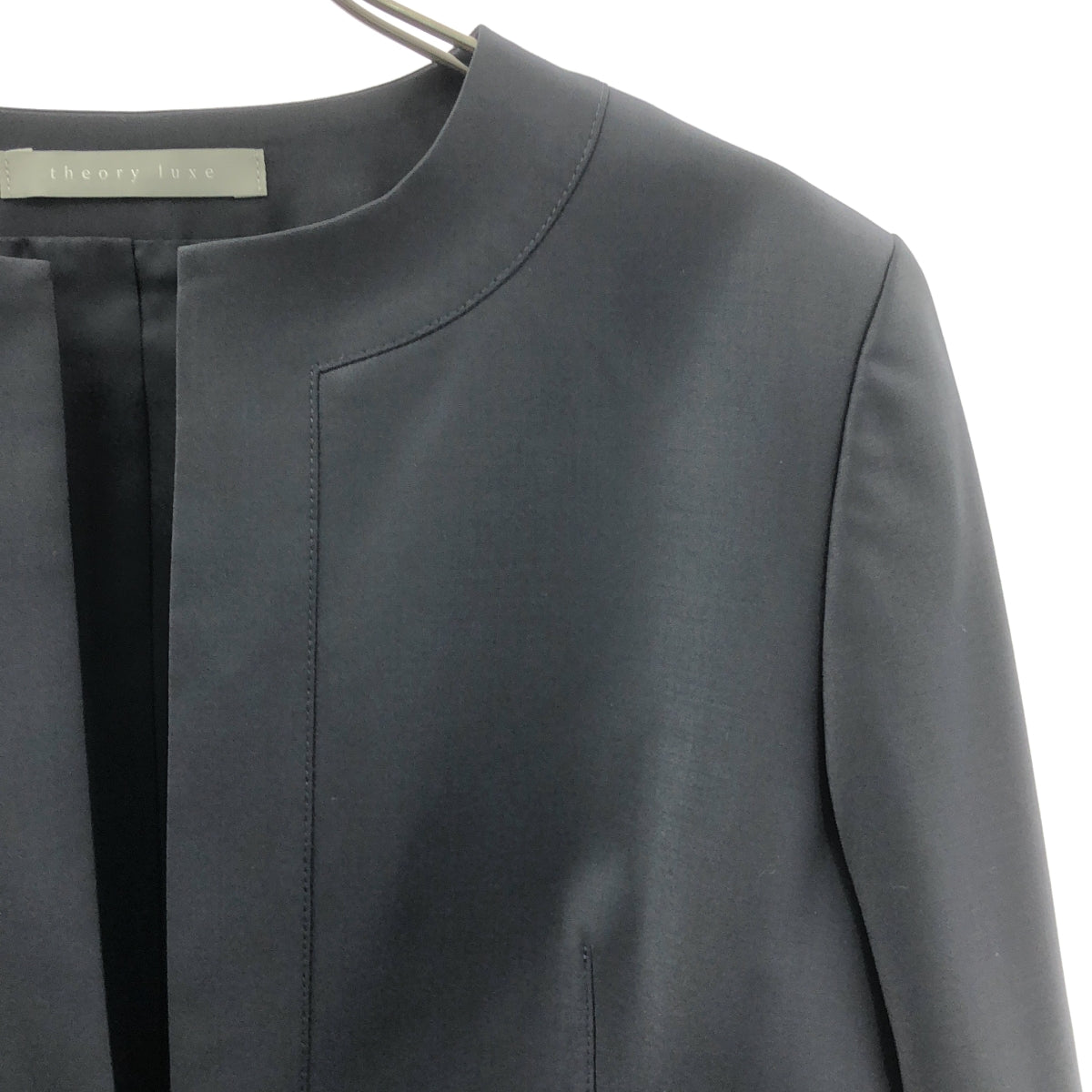 セオリーリュクス Executive Nikkia ノーカラージャケット　L theory luxe / セオリーリュクス | EXECUTIVE NIKKIA エグゼクティブ