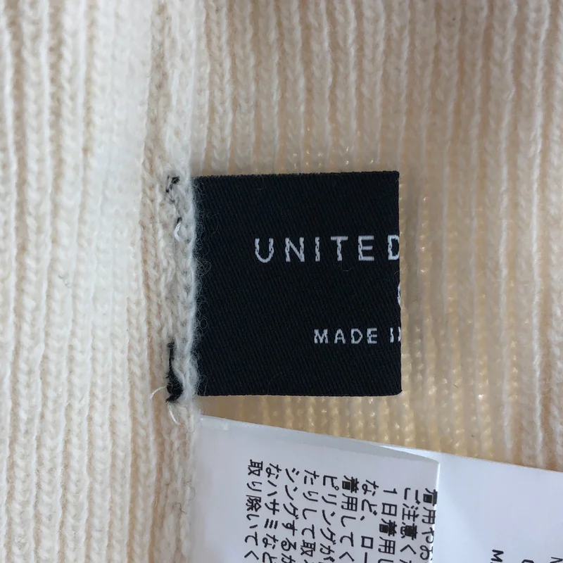 UNITED TOKYO / ユナイテッドトウキョウ | ウール サイドスリット ニットベスト | 0 | レディース