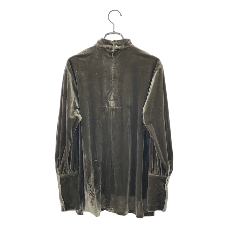 foufou / フーフー | 2022AW | velour high neck dress shirts / ベロアハイネックドレスシャツ |