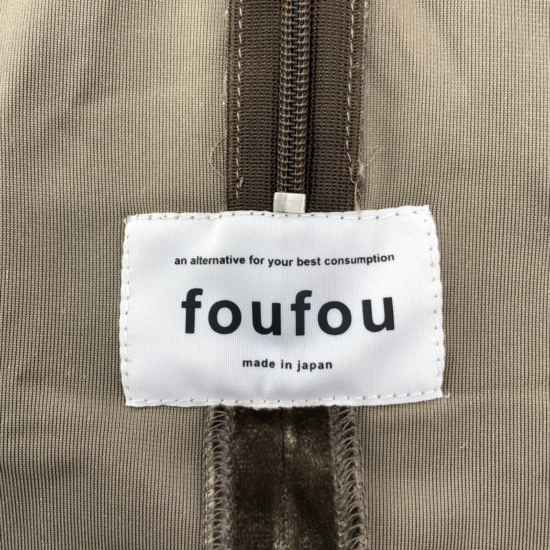 foufou / フーフー | 2022AW | velour high neck dress shirts / ベロアハイネックドレスシャツ |