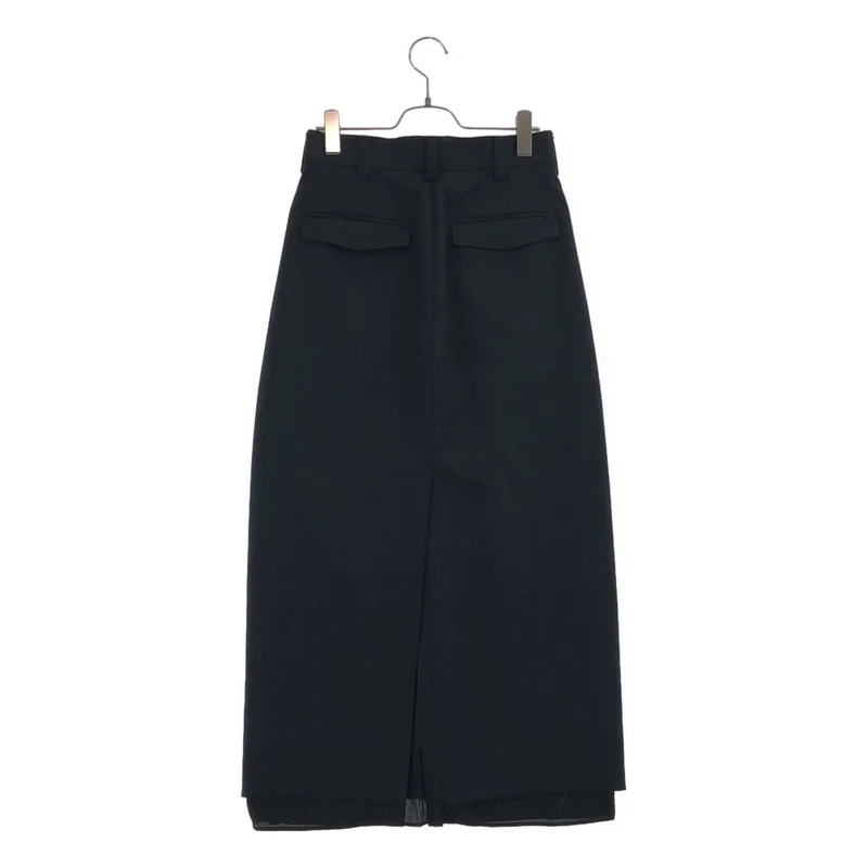 oblada / オブラダ | OFFICER SKIRT オフィサー ロング タイト スカート | XS | レディース