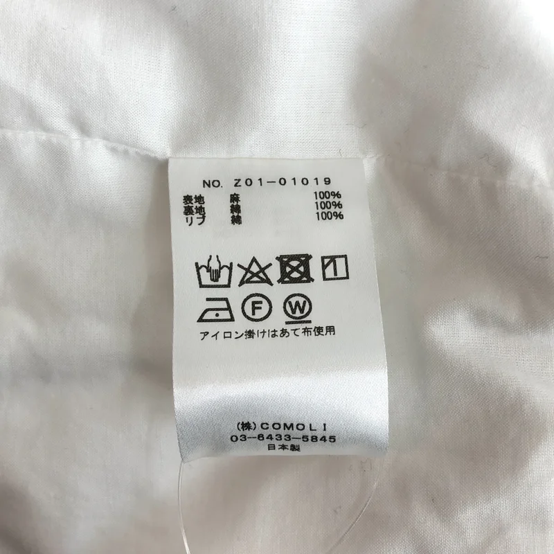 COMOLI / コモリ | 2023SS | リネンWクロス ジップブルゾン | 3 | メンズ