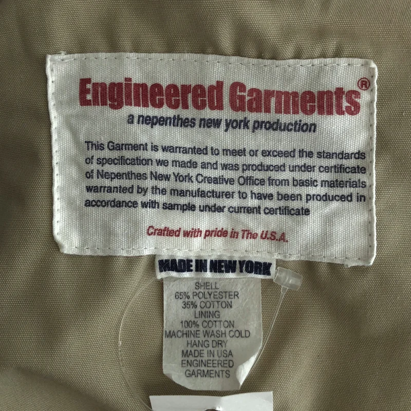 Engineered Garments / エンジニアドガーメンツ | フード付き ラグランスリーブコート | XS | メンズ