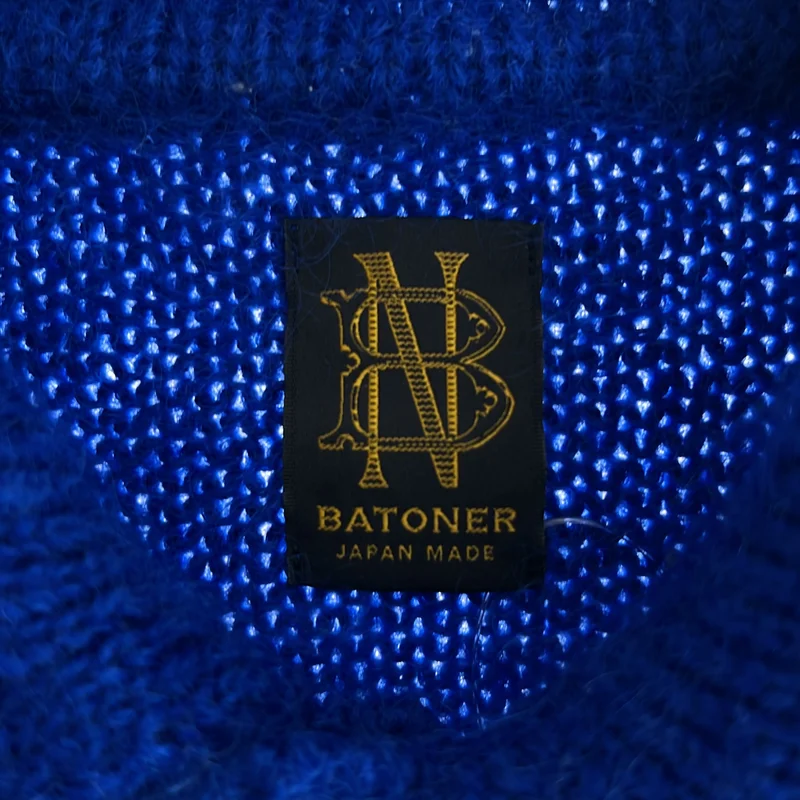 BATONER / バトナー | PURE MOHAIR POLO ピュア モヘア ポロネックニット | 2 | メンズ