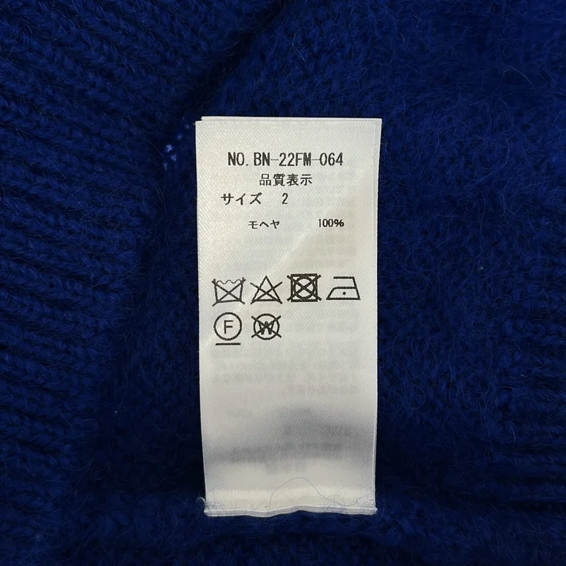 BATONER / バトナー | PURE MOHAIR POLO ピュア モヘア ポロネックニット | 2 | メンズ