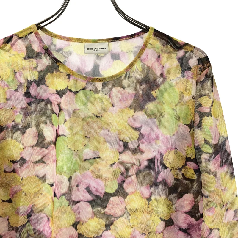 DRIES VAN NOTEN / ドリスヴァンノッテン | セカンドスキン Tシャツ_長袖 | M | レディース