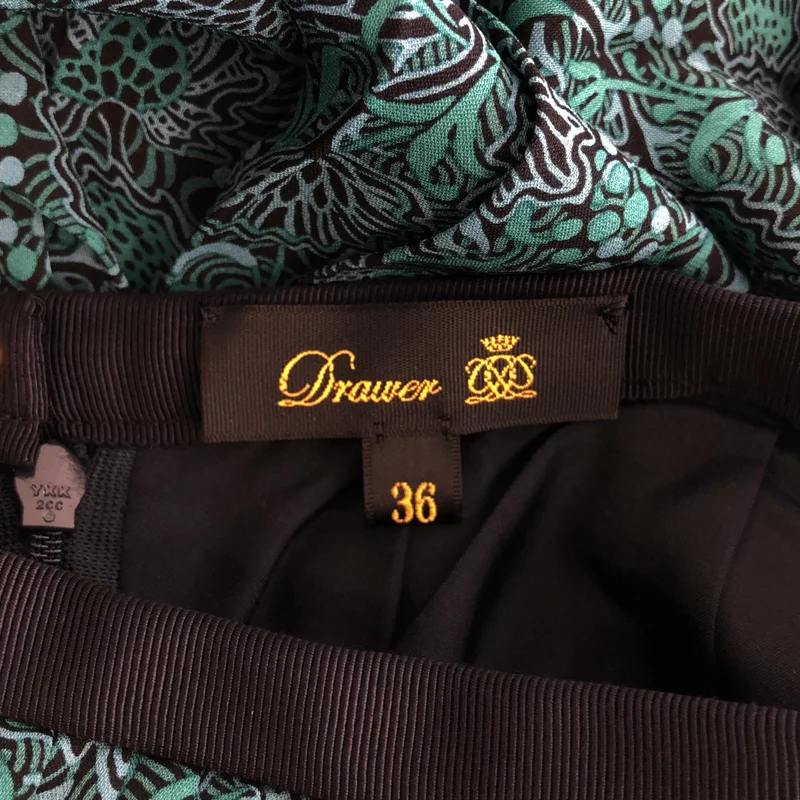 Drawer / ドゥロワー | ジョーゼットプリントプリーツスカート | 36 | レディース
