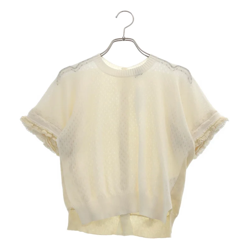 tricot COMME des GARCONS / トリココムデギャルソン | 2015SS | レース 切替 半袖ニット |