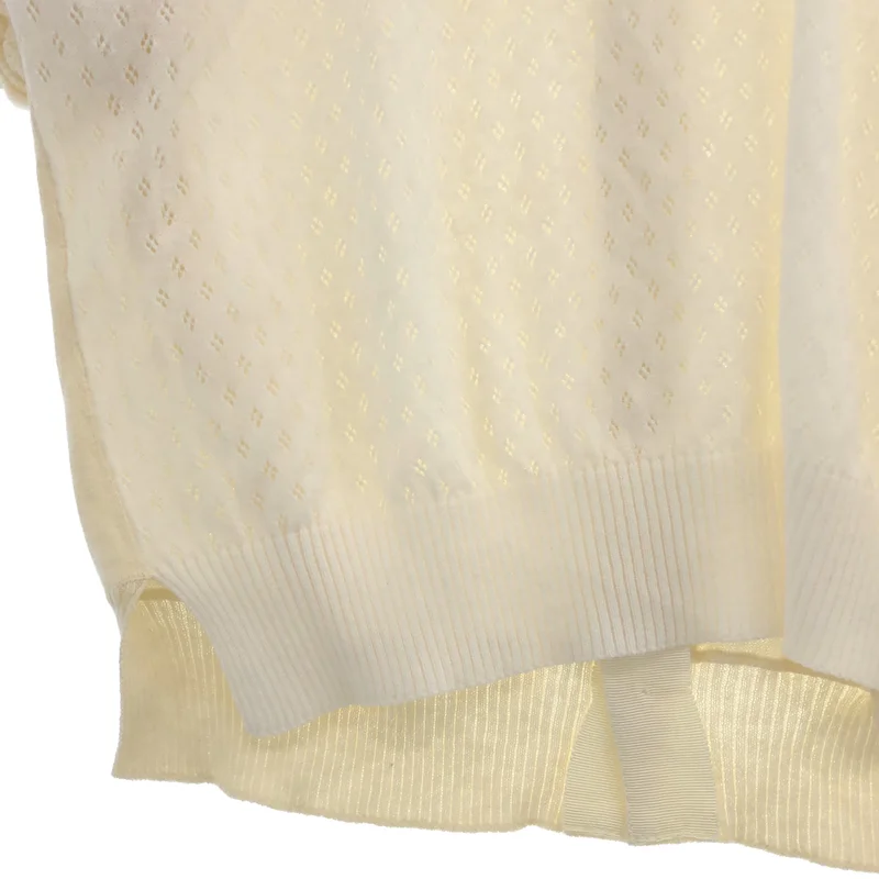 tricot COMME des GARCONS / トリココムデギャルソン | 2015SS | レース 切替 半袖ニット |