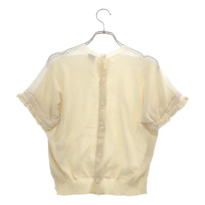 tricot COMME des GARCONS / トリココムデギャルソン | 2015SS | レース 切替 半袖ニット |