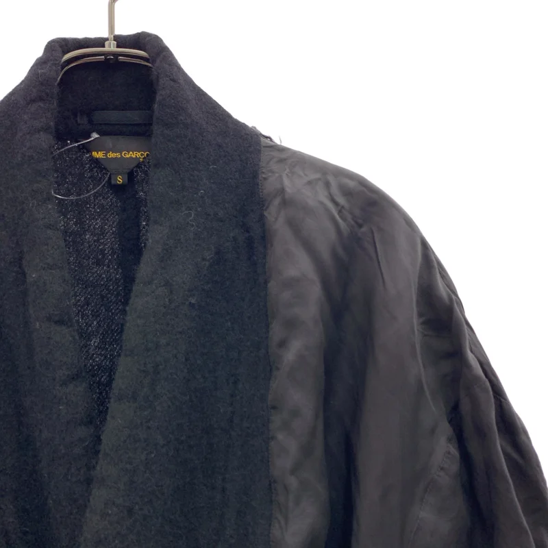 COMME des GARCONS / コムデギャルソン | 2021AW | 縮絨ウール インサイドアウト ウール ロング ジャケット | s | レディース