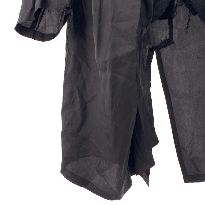 COMME des GARCONS / コムデギャルソン | 2021AW | 縮絨ウール インサイドアウト ウール ロング ジャケット | s | レディース