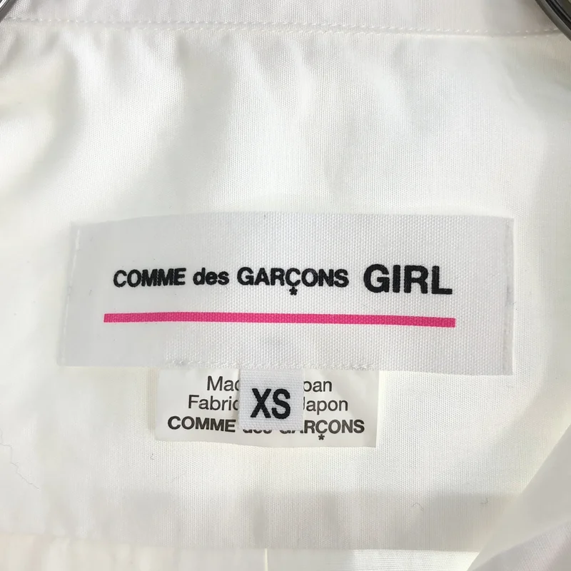 COMME des GARCONS GIRL / コムデギャルソンガール | 2018AW | フリル 装飾 丸襟 シャツ ブラウス | XS | レディース