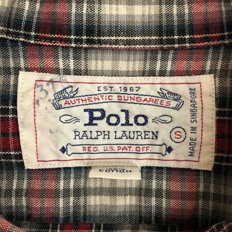 POLO RALPH LAUREN / ポロラルフローレン | 1980s | チェック シャツ_長袖 | S | メンズ