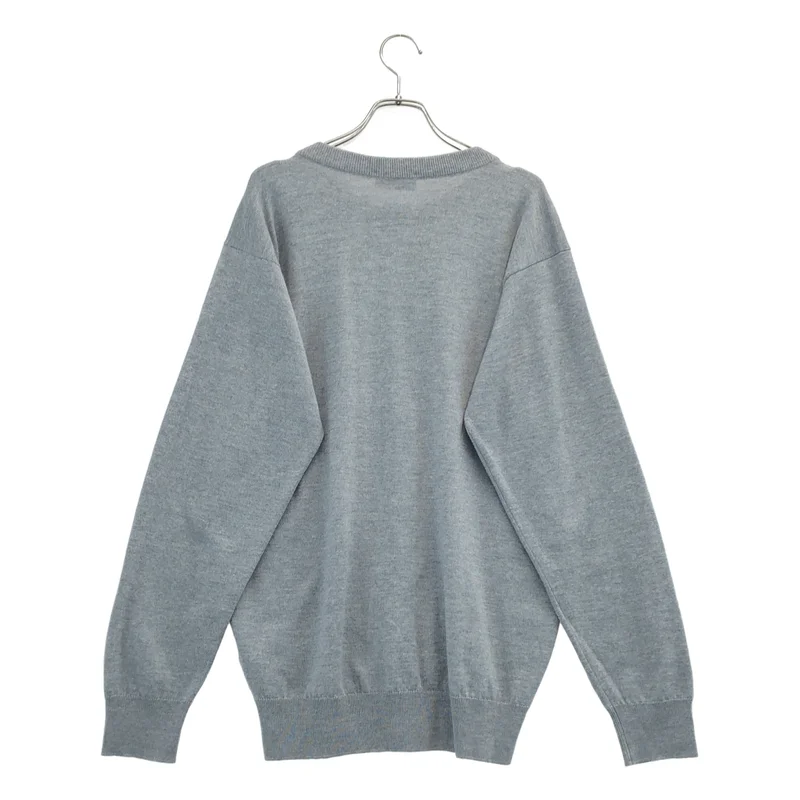 JOHN SMEDLEY / ジョンスメドレー | ウール クルーネックカーディガン | M | メンズ