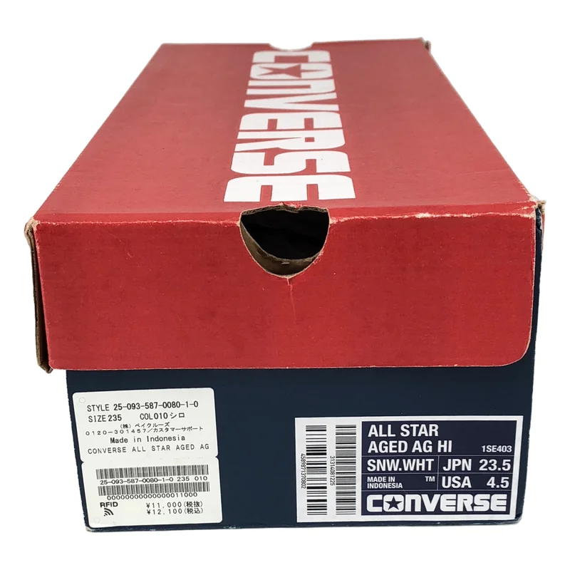 CONVERSE / コンバース | ALLSTAR AGED AG / オールスター エイジング加工 ハイカットスニーカー | 4 1/2 | レディース