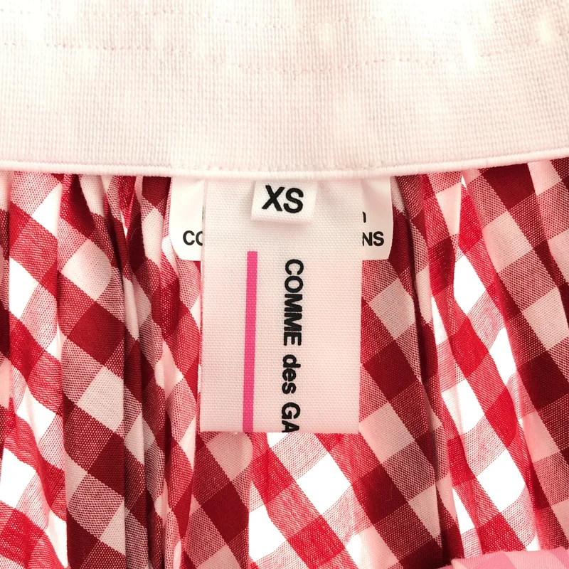COMME des GARCONS GIRL / コムデギャルソンガール | 2019AW | チェック プリーツ スカート ND-S015 | XS | レディース