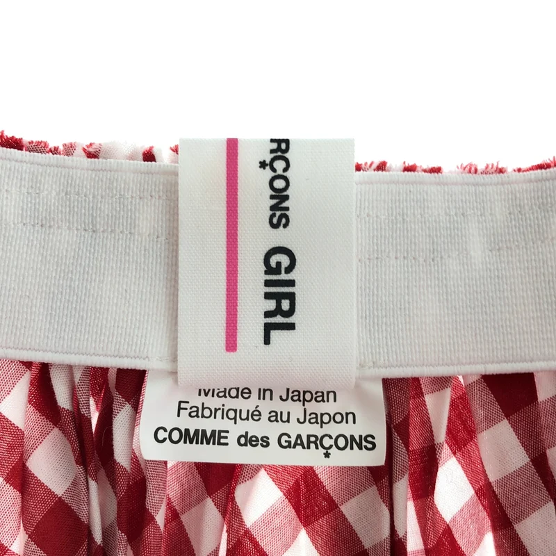 COMME des GARCONS GIRL / コムデギャルソンガール | 2019AW | チェック プリーツ スカート ND-S015 | XS | レディース
