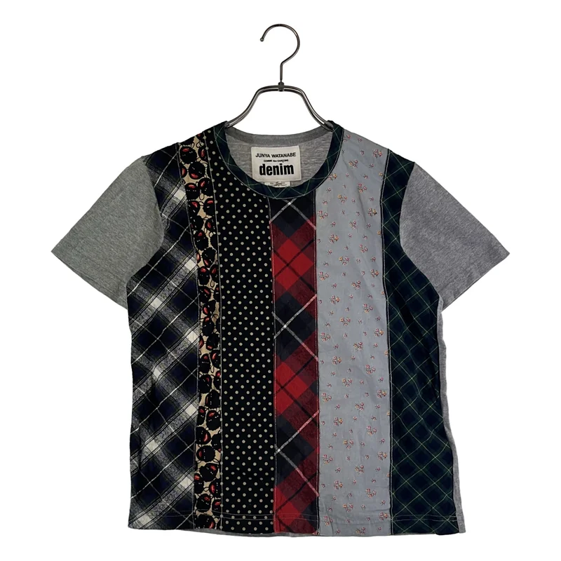 JUNYA WATANABE COMME des GARCONS / ジュンヤワタナベ | 2009SS | 総柄 パッチワーク Tシャツ カットソー | S | レディース