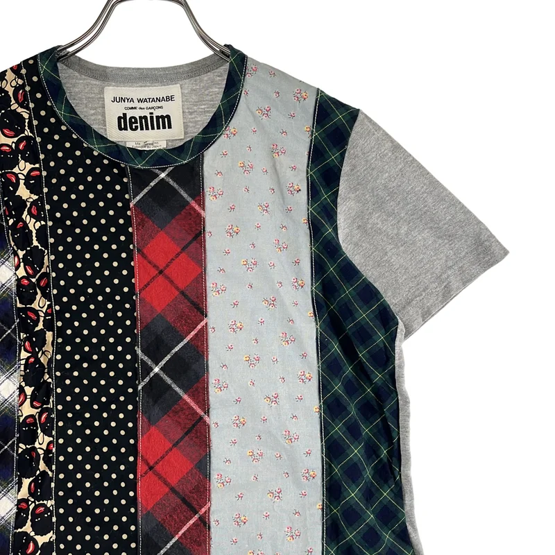 JUNYA WATANABE COMME des GARCONS / ジュンヤワタナベ | 2009SS | 総柄 パッチワーク Tシャツ カットソー | S | レディース
