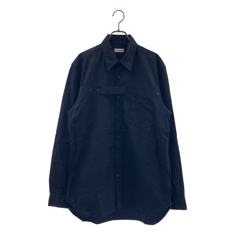DRIES VAN NOTEN / ドリスヴァンノッテン | コットン アジャスター シャツ | 50 | メンズ