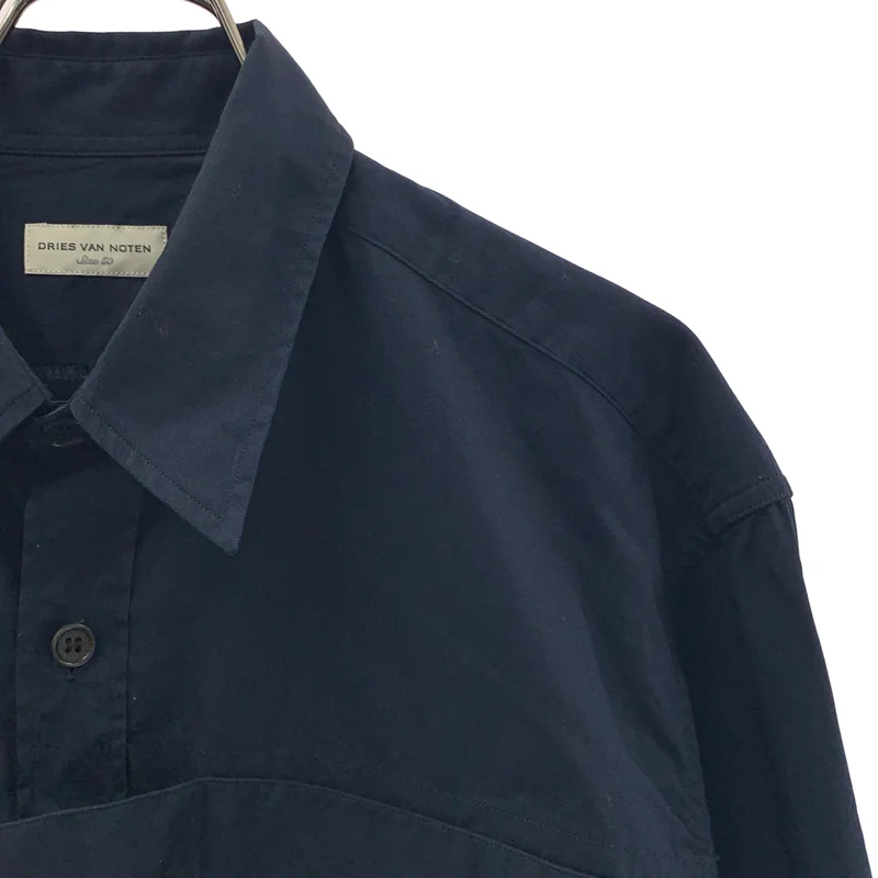 DRIES VAN NOTEN / ドリスヴァンノッテン | コットン アジャスター シャツ | 50 | メンズ