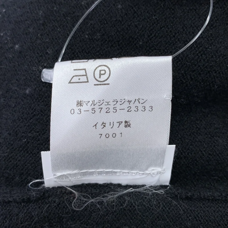 Maison Margiela / メゾンマルジェラ | Elbow Patch Crewneck Knit ウール レザー エルボーパッチ ニット | S | メンズ