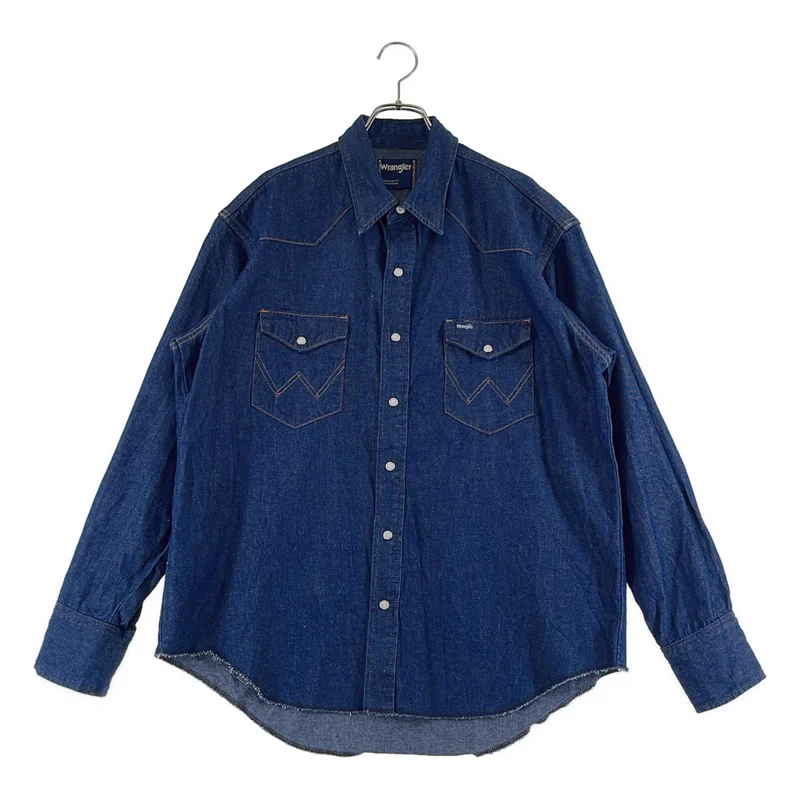 WRANGLER / ラングラー | オーバーシルエット デニム ウエスタンシャツ | L | メンズ