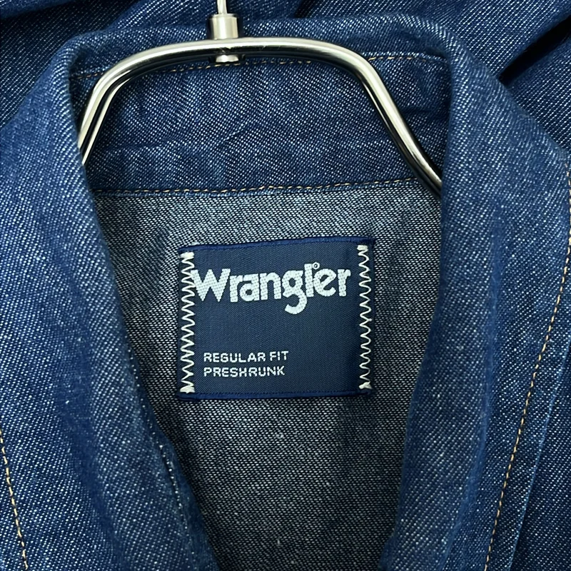 WRANGLER / ラングラー | オーバーシルエット デニム ウエスタンシャツ | L | メンズ