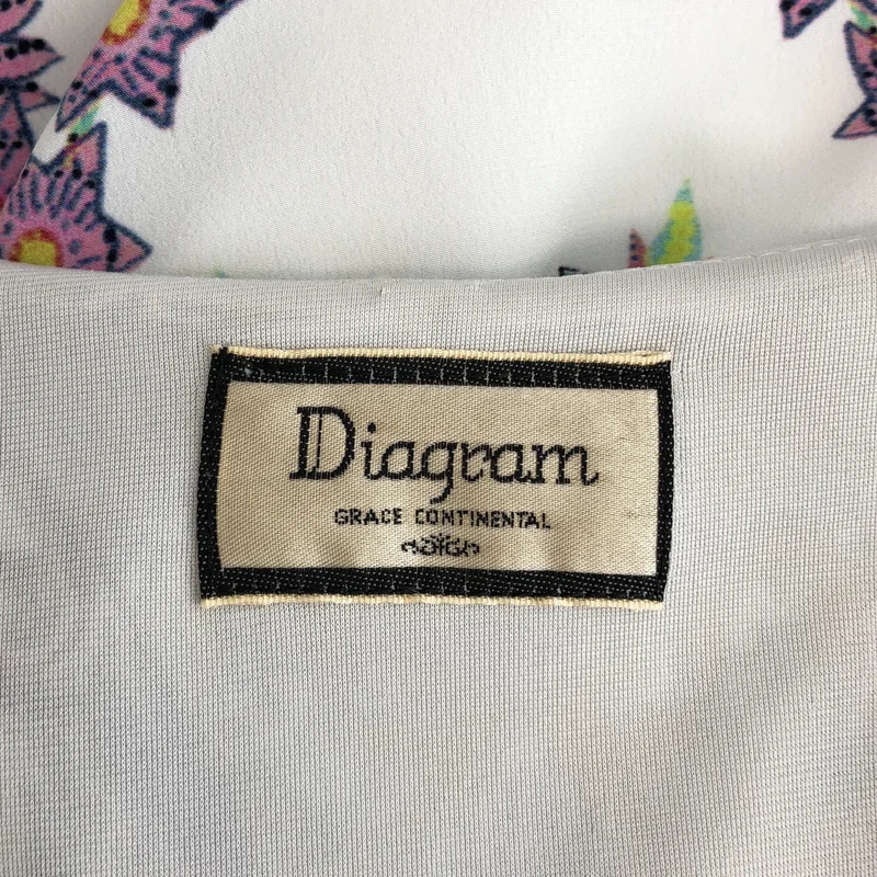 Diagram GRACE CONTINENTAL / ダイアグラム | 総柄 Vネック プルオーバーワンピース | 36 | レディース