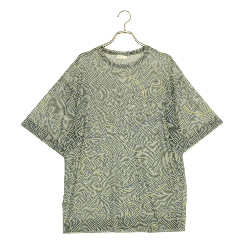 DRIES VAN NOTEN / ドリスヴァンノッテン | 2024SS | シアー 総柄 Tシャツ | S | レディース