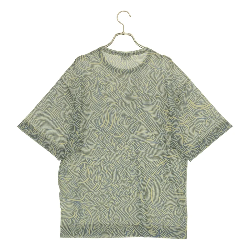 DRIES VAN NOTEN / ドリスヴァンノッテン | 2024SS | シアー 総柄 Tシャツ | S | レディース