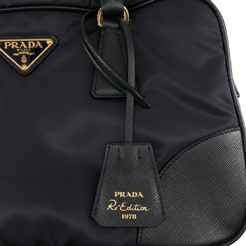 PRADA / プラダ | Re-Nylon サフィアーノレザーハンドバッグ / 1BB115 |