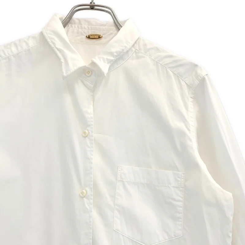 MUSE de Deuxieme Classe / ミューズドゥーズィーエムクラス | 2024SS | コットン ワイヤーウォッシュシャツ | F | レディース