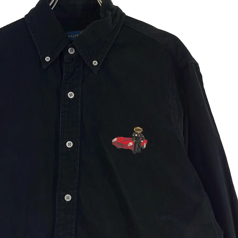 RALPH LAUREN / ラルフローレン | ポロベア コーデュロイ シャツ | M | メンズ