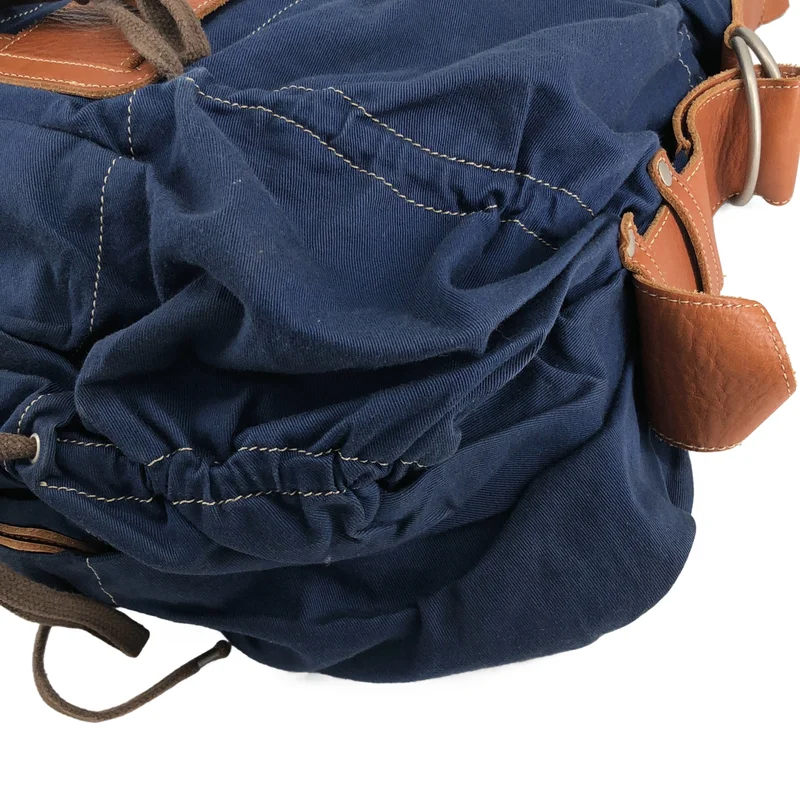 Vivienne Westwood / ヴィヴィアンウエストウッド | レザー コットン ショルダーバッグ |