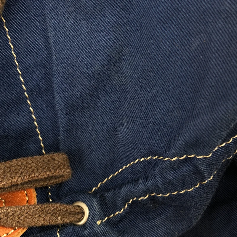 Vivienne Westwood / ヴィヴィアンウエストウッド | レザー コットン ショルダーバッグ |