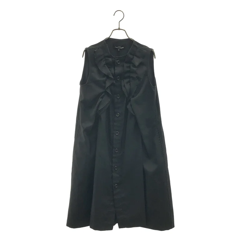tricot COMME des GARCONS / トリココムデギャルソン | 2016SS | ポリエステル フリルドッキング ノースリーブ ワンピース | M | レディース