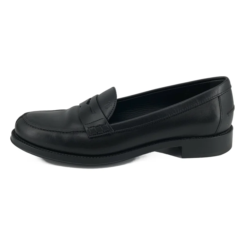 TOD'S / トッズ | レザー コインローファー | 37 1/2 | レディース