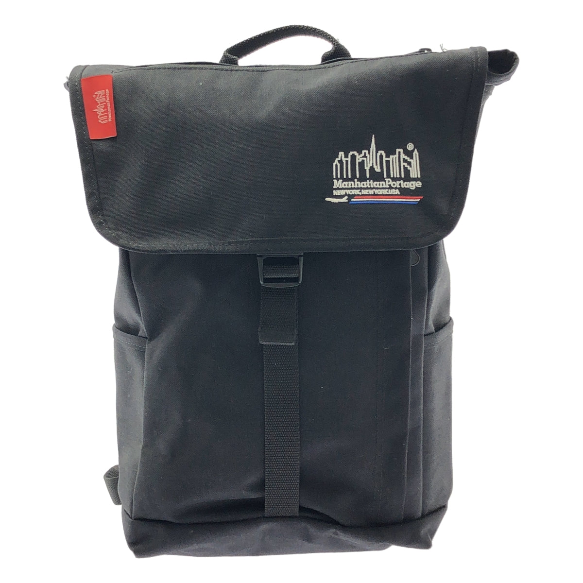 【美品】  Manhattan Portage / マンハッタンポーテージ | JAL別注 CORDURA コーデュラナイロン バックパック | ブラック | メンズ 美品】 Manhattan Portage / マンハッタンポーテージ | JAL別注