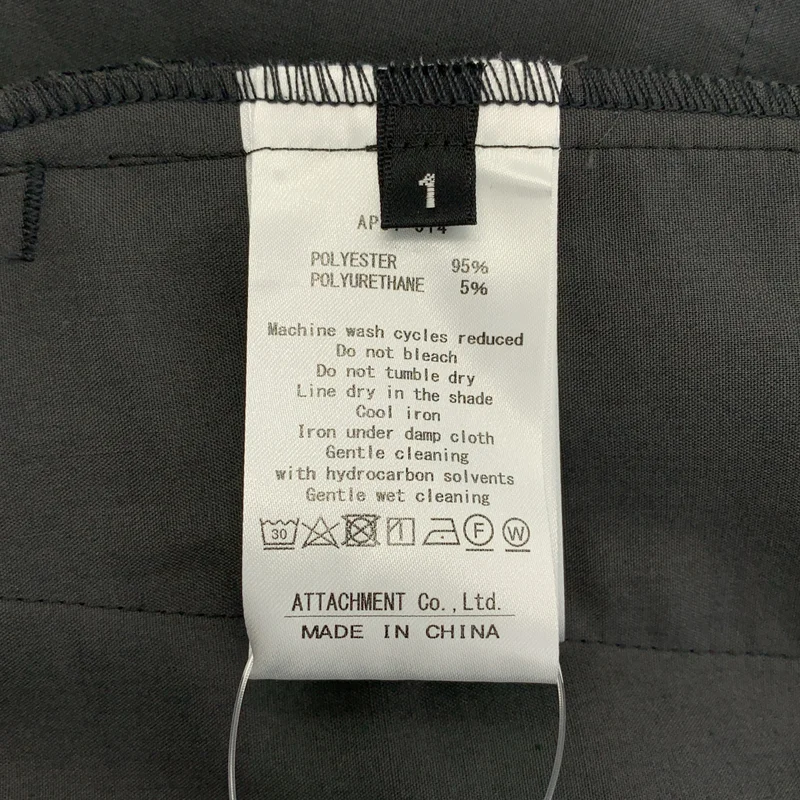 ATTACHMENT / アタッチメント | PE STRETCH DOUBLE CLOTH REGULAR FIT EASY PANTS / ストレッチ ダブルクロス レギュラーフィット イージーパンツ | 1 | メンズ