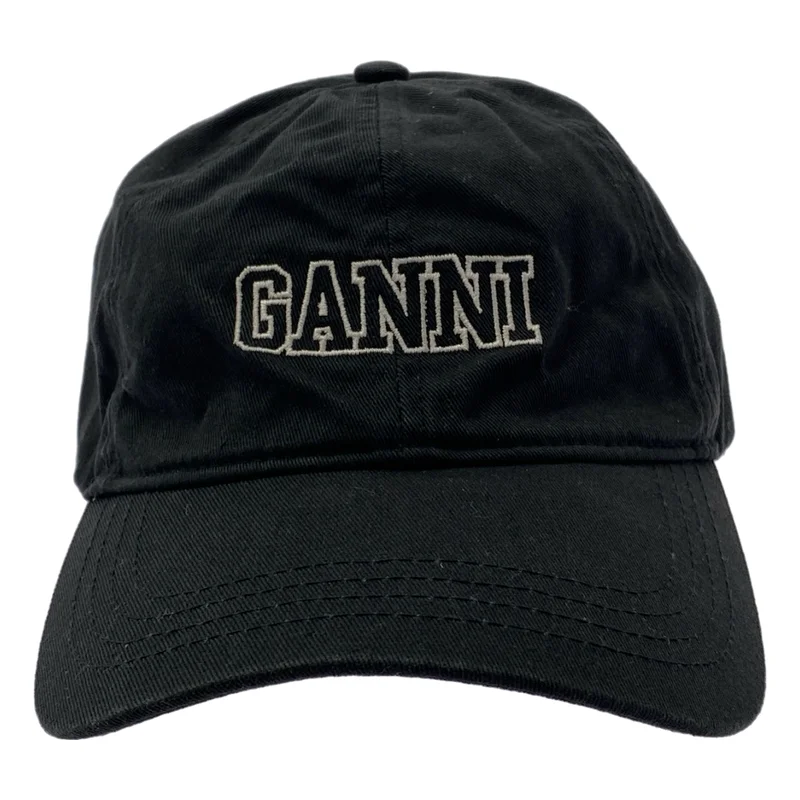 Ganni / ガニー | ロゴ ベースボール キャップ | F | その他